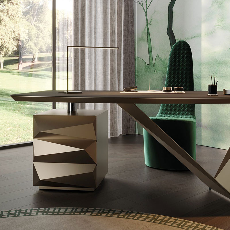 Bureau métallique Prisma Steel par Reflex Angelo