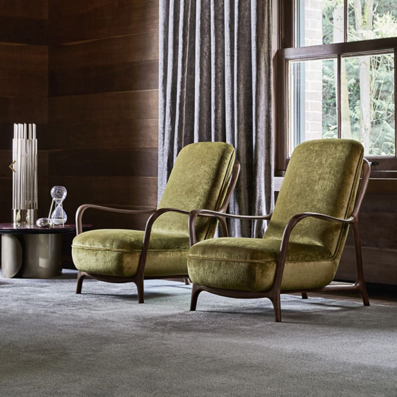 Fauteuil design en bois Callas par Opéra Contemporary