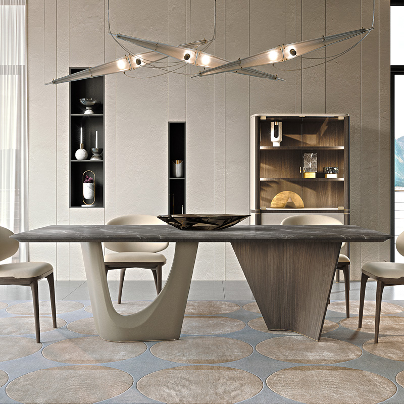 Table rectangulaire Pinnacle par Turri