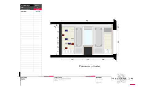 Projet d'architecture d'intérieur