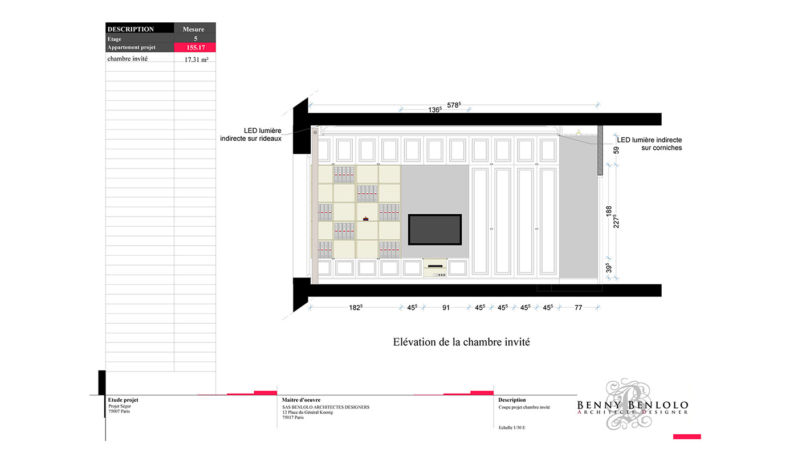 Projet d'architecture d'intérieur