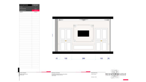 Projet d'architecture d'intérieur